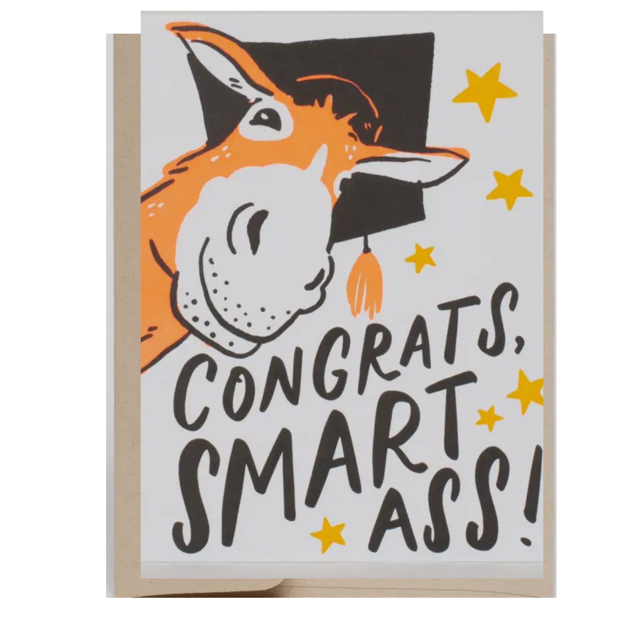Smart ass  grad greeting card