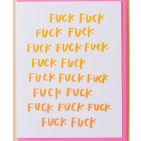 Fuck Fuck Fuck card