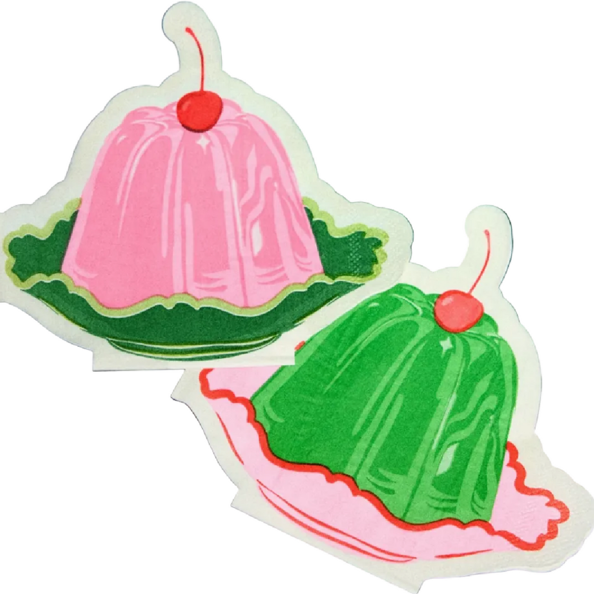 jello mold paper napkins