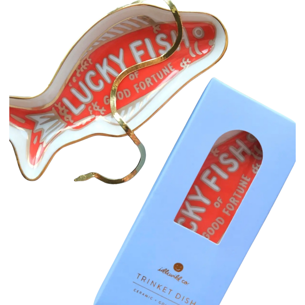 lucky fish trinket dish