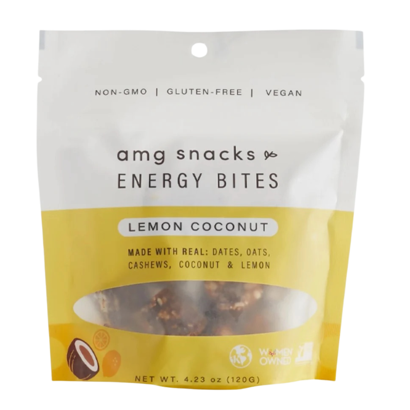 lemon coconut energy bites