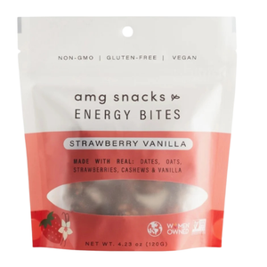 strawberry vanilla Energy Bite