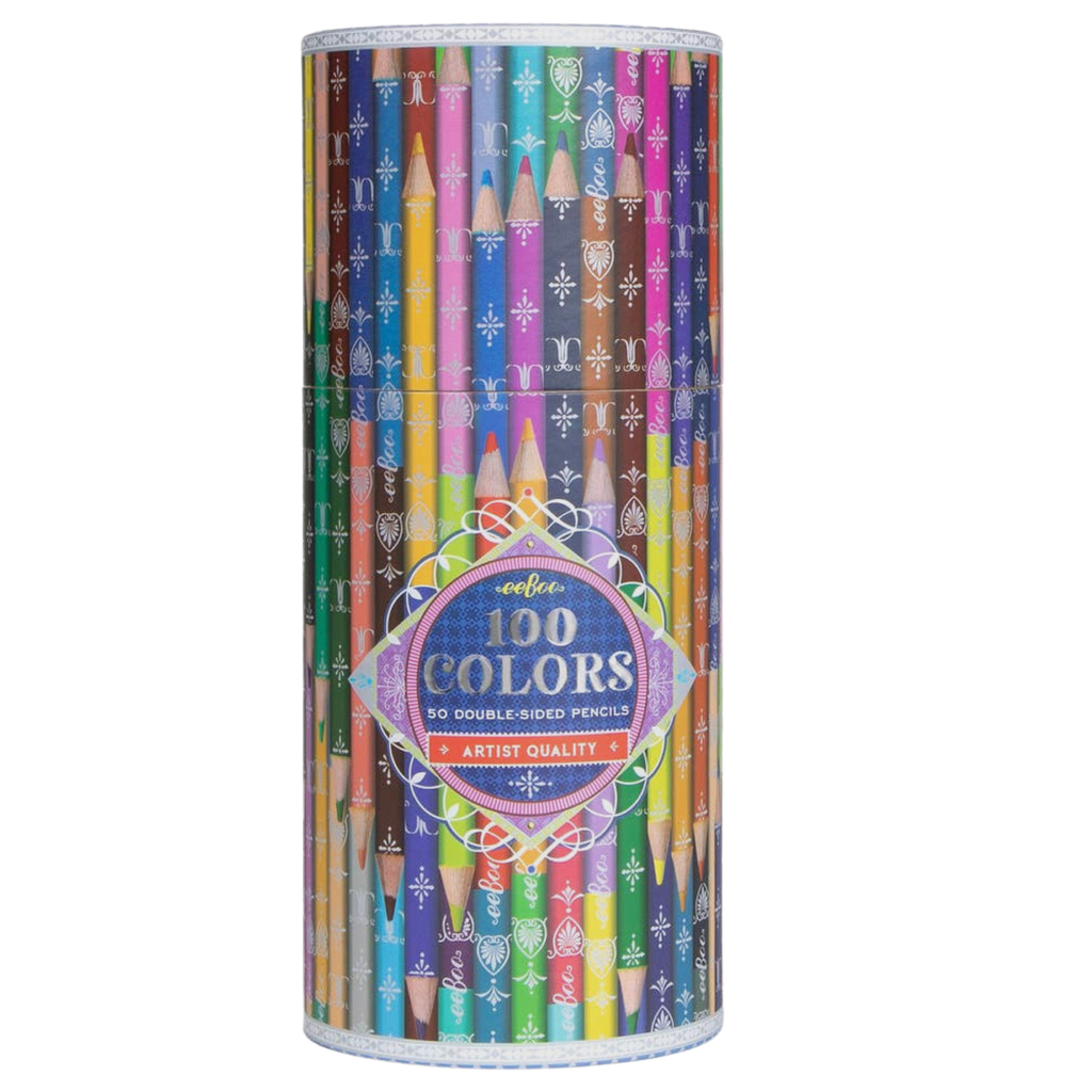 100 Colors 50 Double-Sided Pencils