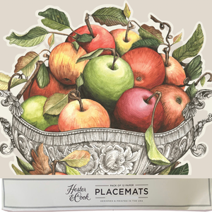 Apple  die-cut place mats