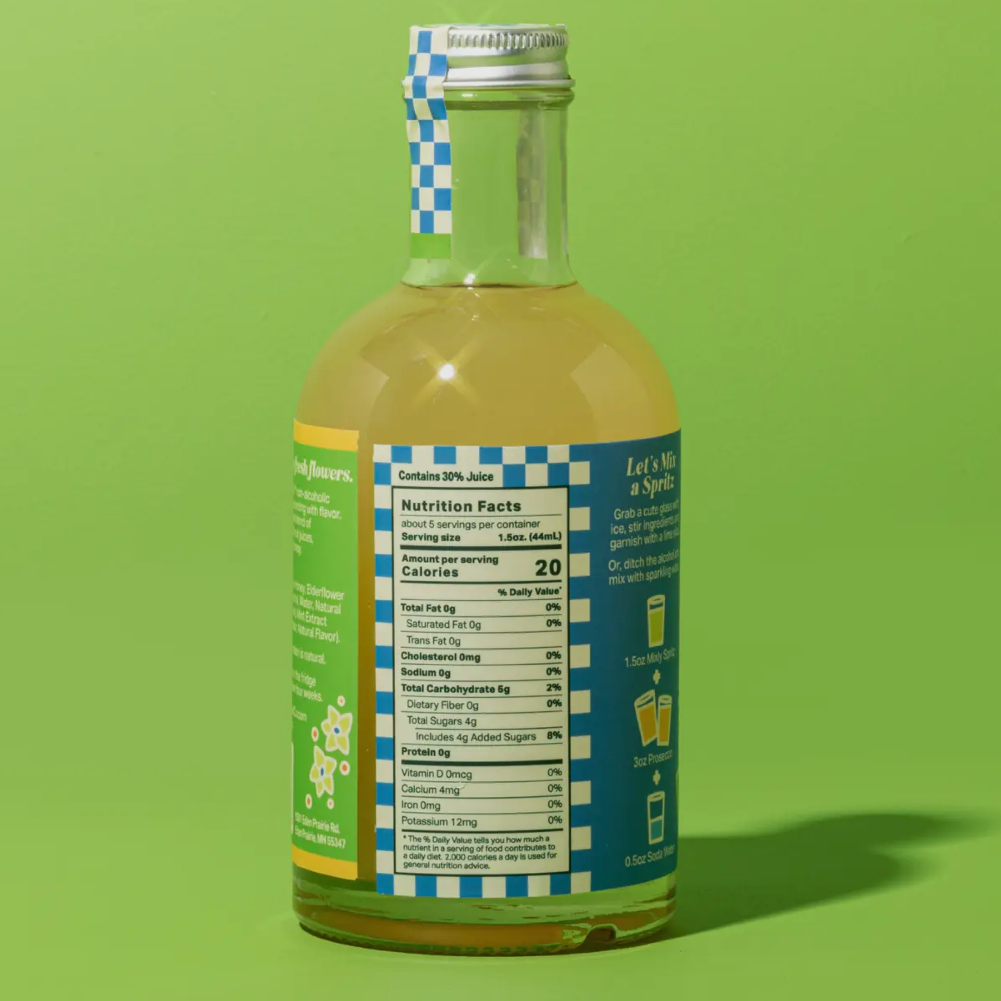 Elderflower Mint Spritz Mixer