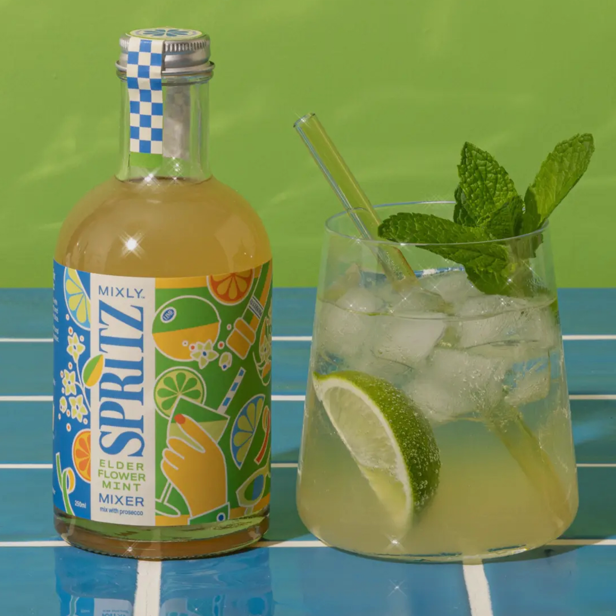 Elderflower Mint Spritz Mixer