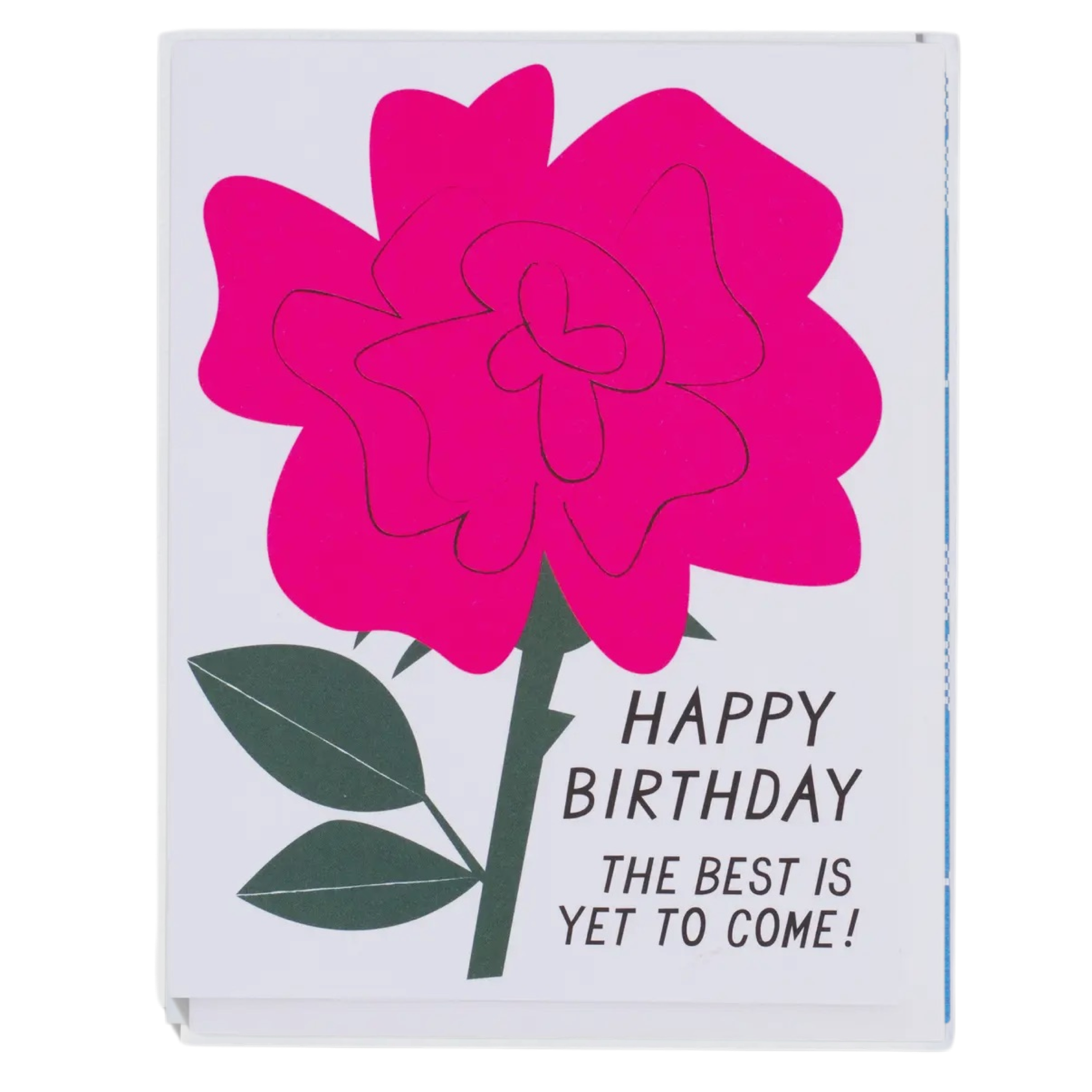 Happy Birthday pink bloom Card