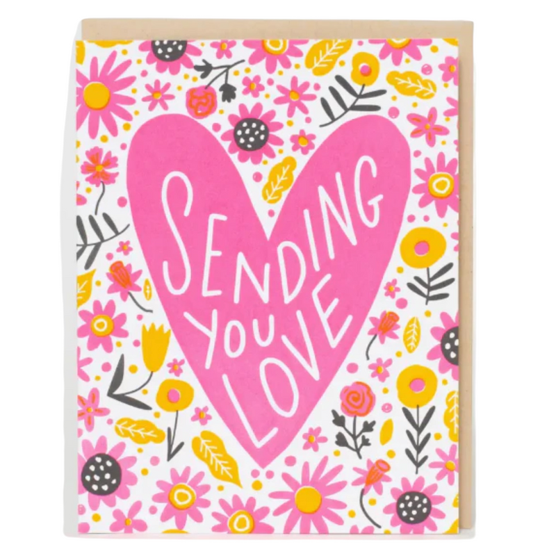 sending love greeting card