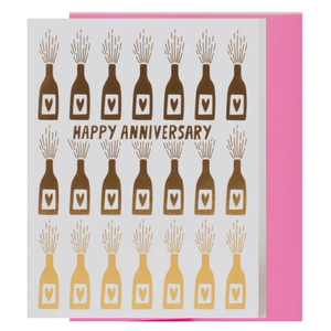 Bottles for anniversary  : card