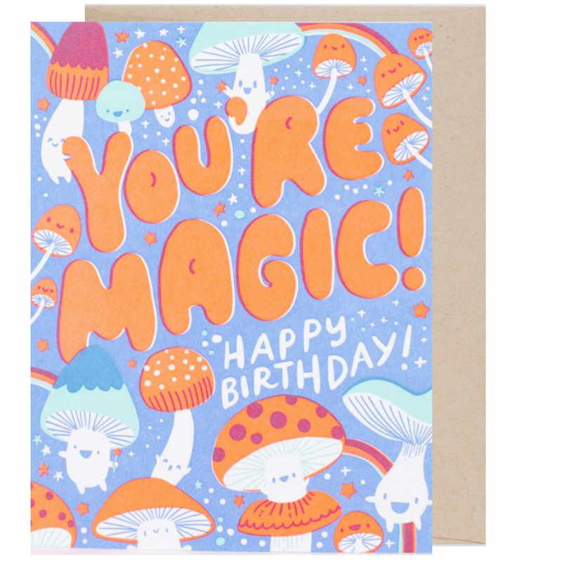 Magic Birthday greeting card