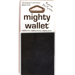 Black (faux) leather : might wallet