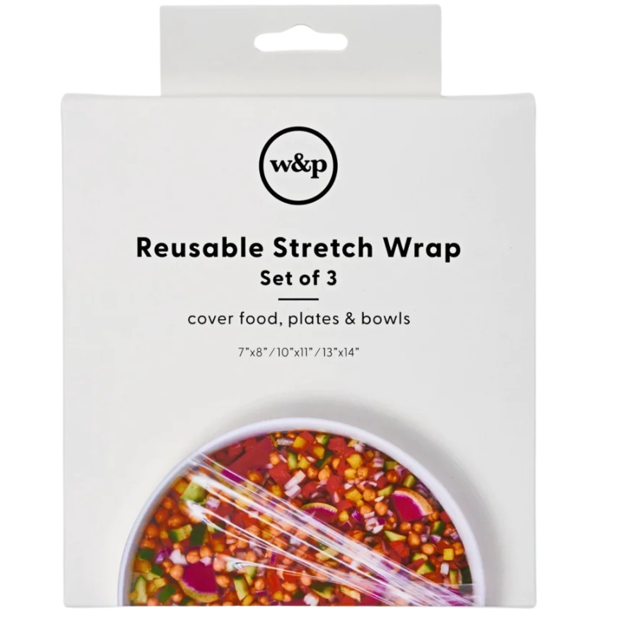 Reusable Silicone Stretch Wrap - Set of 3 Assorted Sizes