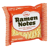 Ramen noodle sticky notes