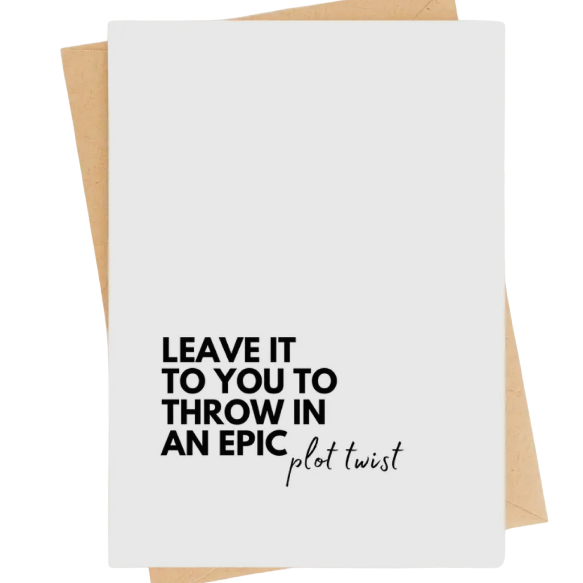 Plot twist card