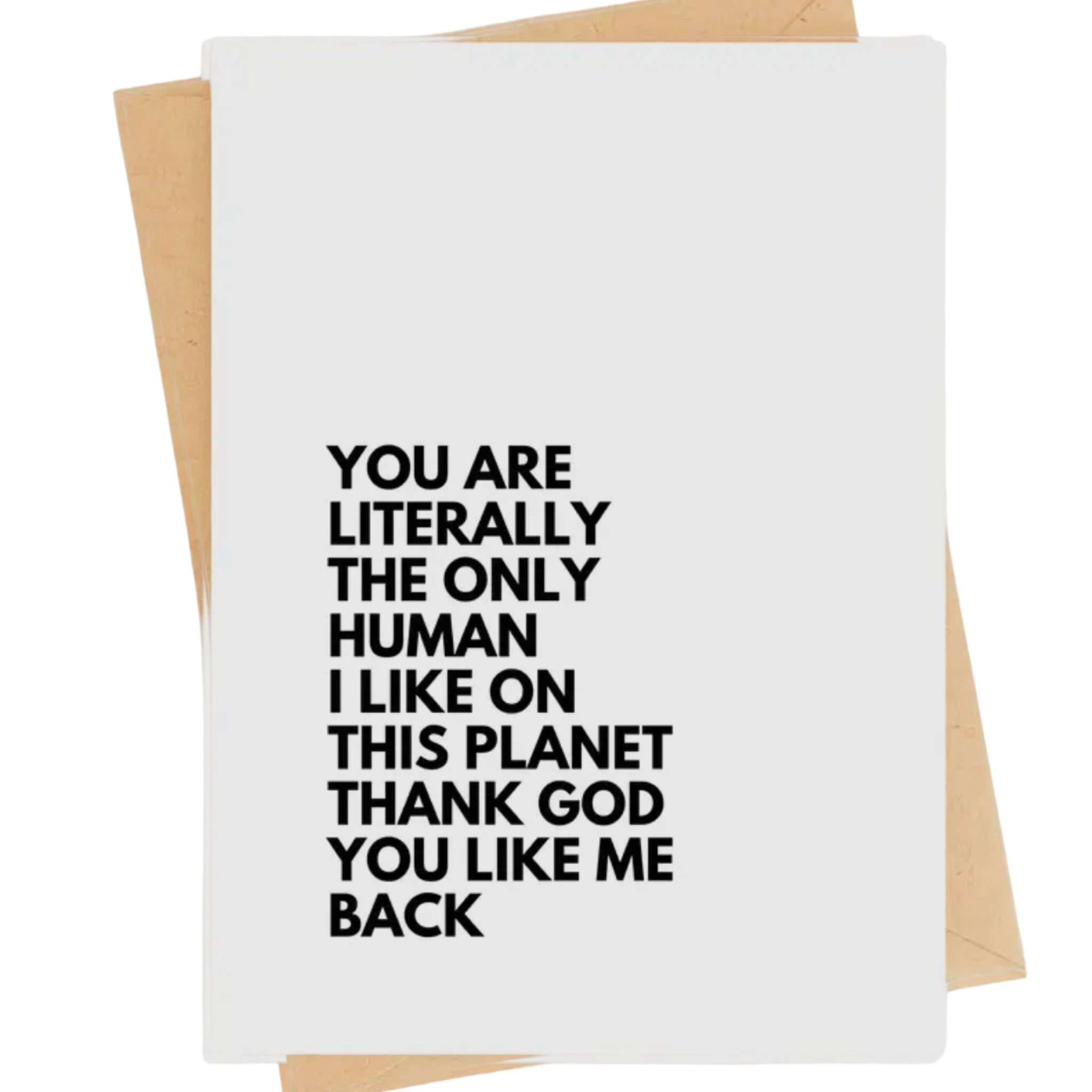 The only human card