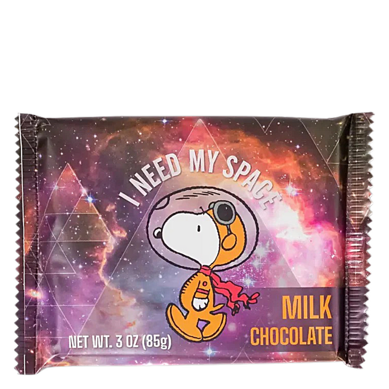 Peanuts Travel 3oz Mini Mega Space Theme Milk Chocolate