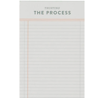 Trusting the Process 4x6 Notepad
