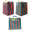 Rect: Recycled Plastic Stripe Bag