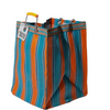 Rect: Recycled Plastic Stripe Bag