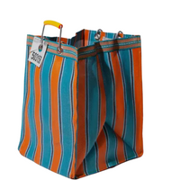 Rect: Recycled Plastic Stripe Bag