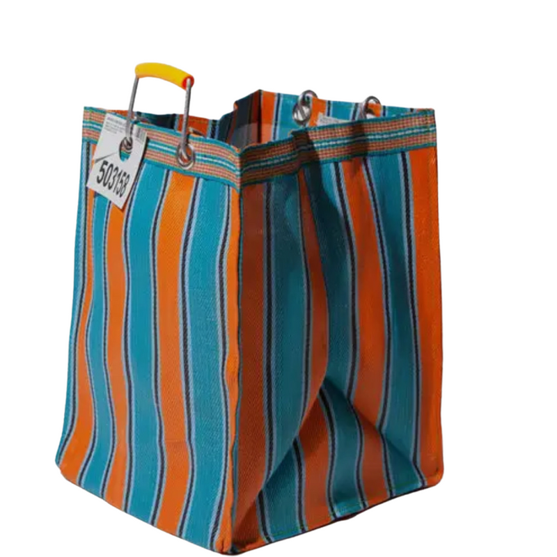 Rect: Recycled Plastic Stripe Bag