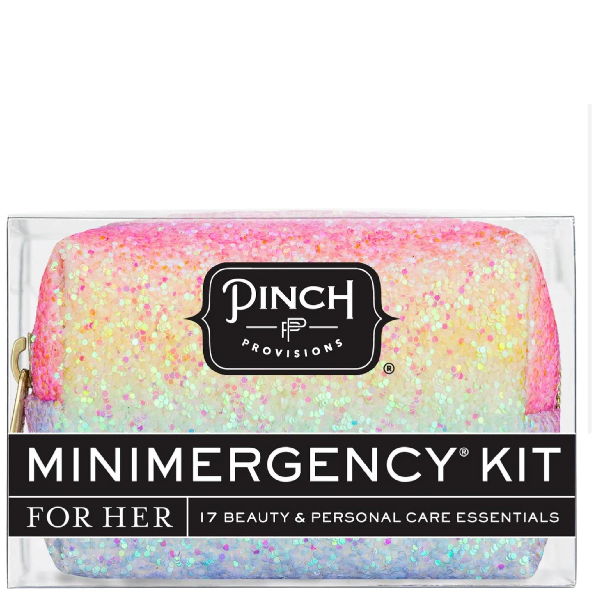 Rainbow glitter Minimergency Kit