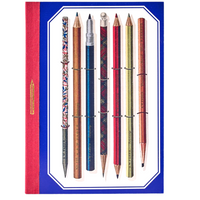 Vintage Pencils -Lay Flat Journal - A5