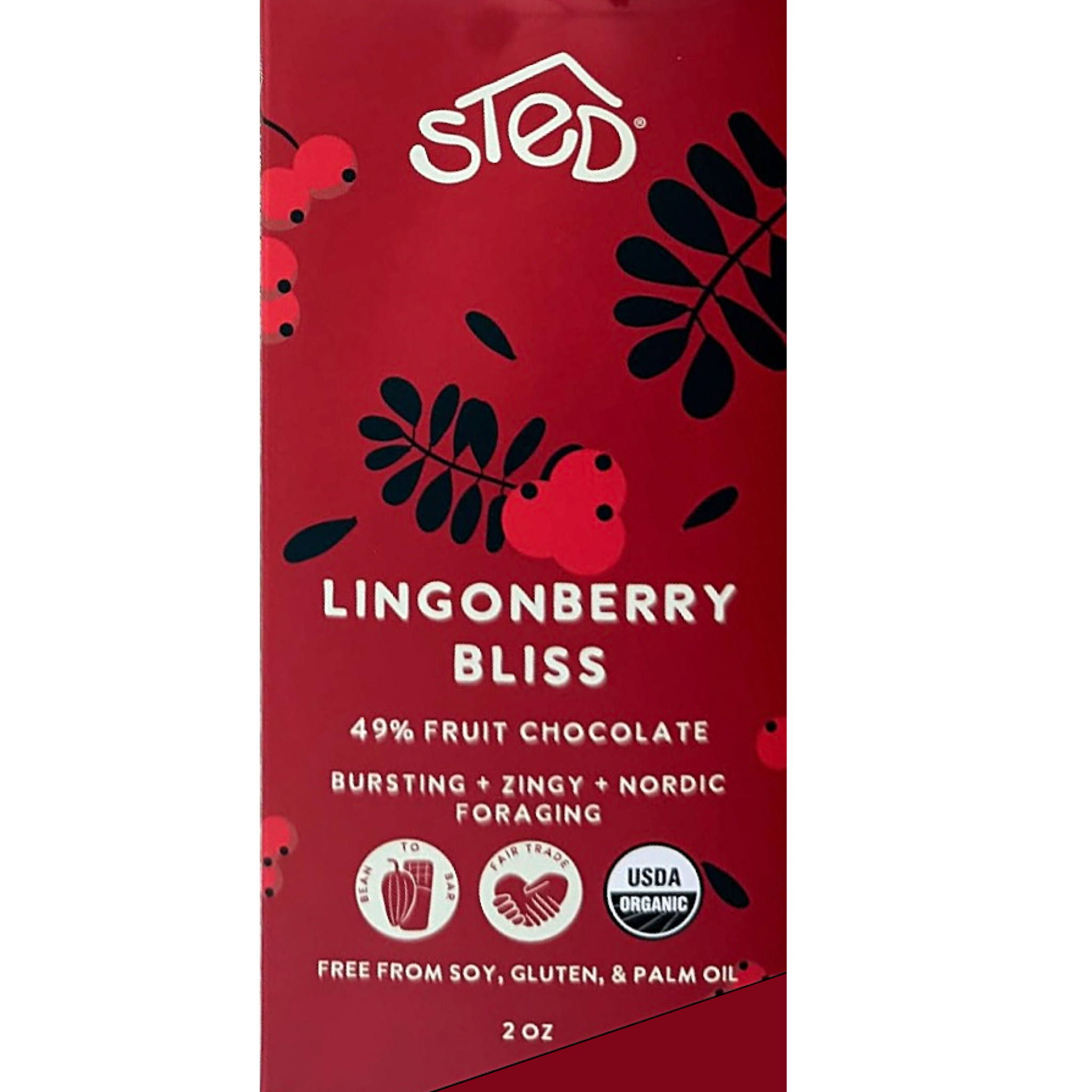 Lingonberry Bliss Chocolate Bar