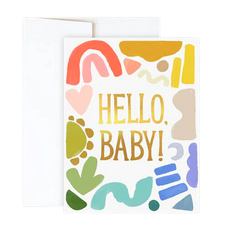 Hello Baby Greetings Card