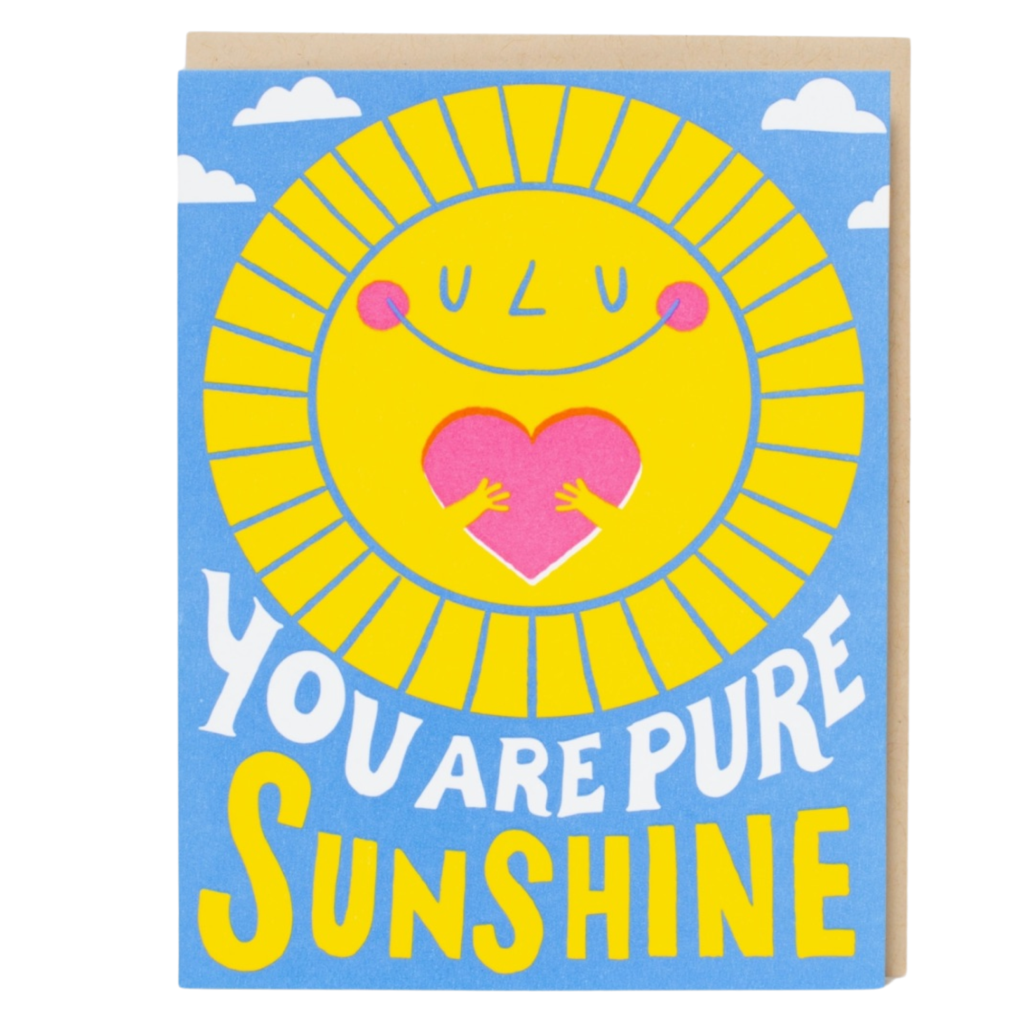 pure sunshine  greeting card