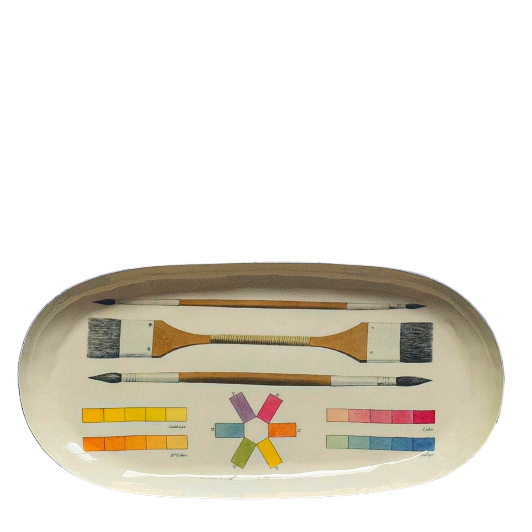 oval tray: art of coloring