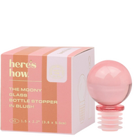 blush: Moony Glass Bottle Stopper