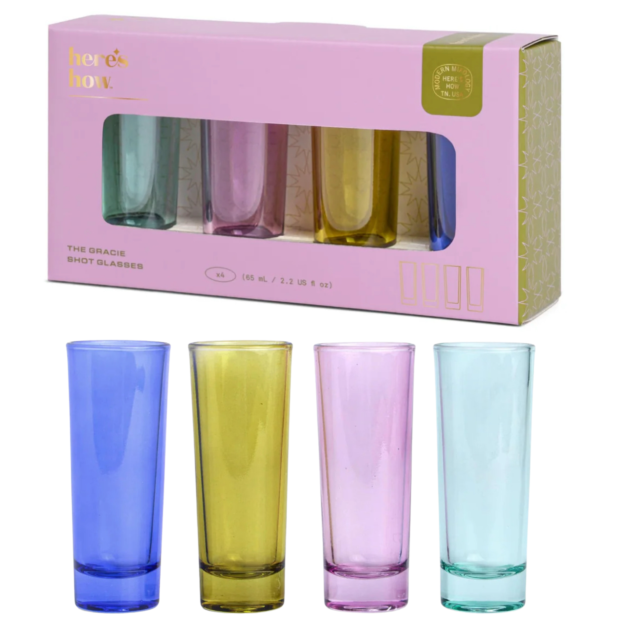 the Gracie: shot glass set