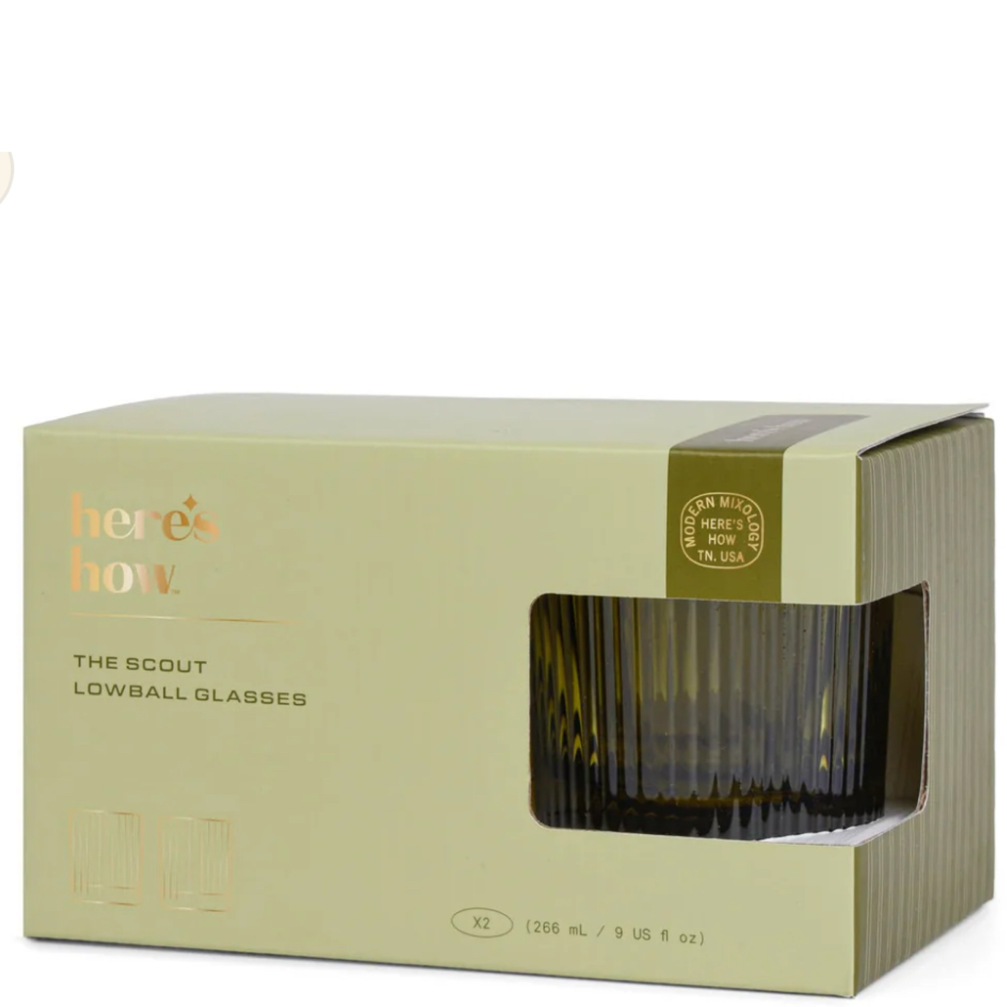 olive: The Scout (lowball set)