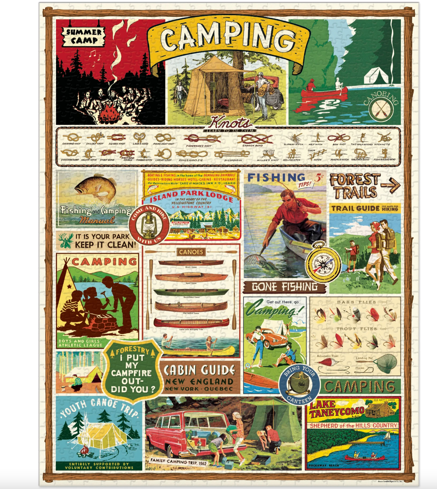 Camping Puzzle 1000 piece