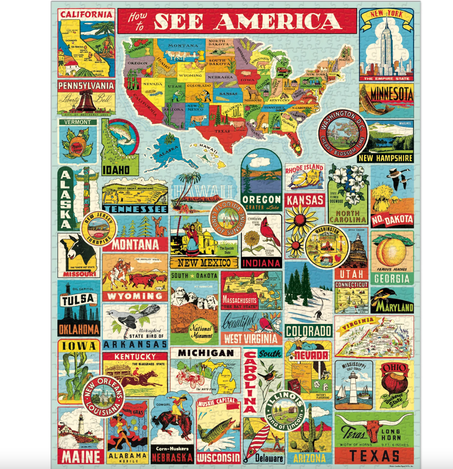 See America 1,000 Piece Puzzle