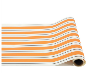 orange/black stripe : paper table runner