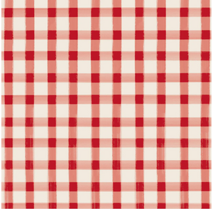 red check paper napkin