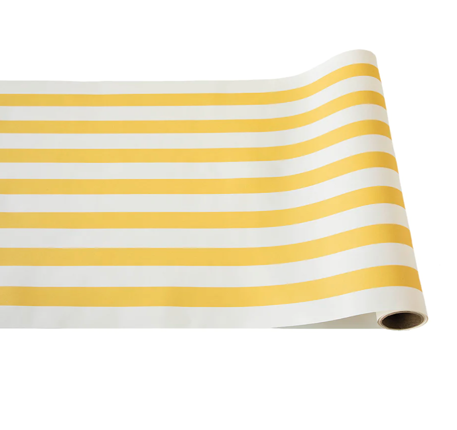 marigold yellow : paper table runner