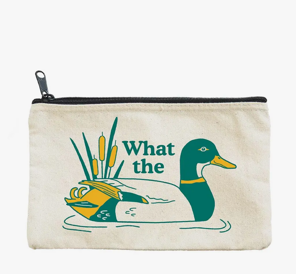 DUCK it- Canvas Pouch