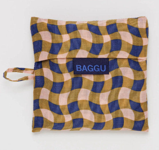 brown wavy : BAGGU bag