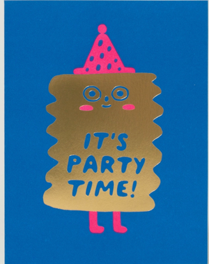 party time greeting card