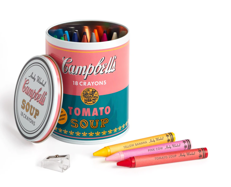 soup can crayons
