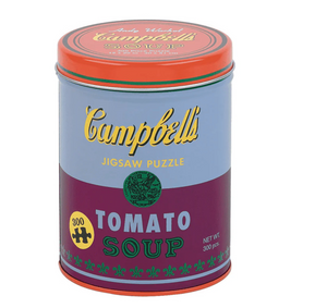 Red Violet 300 Piece Tin Puzzle Andy Warhol Soup Can