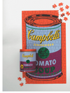 Red Violet 300 Piece Tin Puzzle Andy Warhol Soup Can