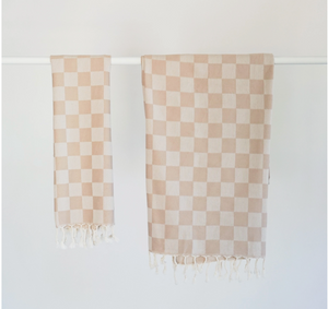 oat check Turkish Towel  (2 sizes)
