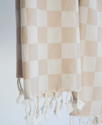 oat check Turkish Towel  (2 sizes)