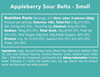 appleberry sour belts- candy club