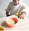 coral/mimosa: silicone kids spoon