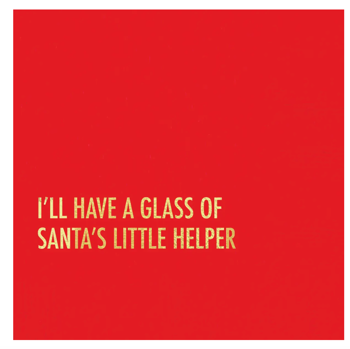 Santa Helper : paper Holiday Napkin